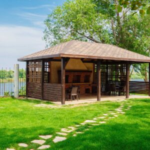 Беседка-барбекю